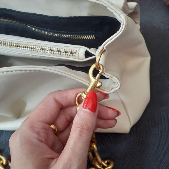 NWOT Zara Faux Leather Slouchy Shoulder Bag - Picture 11 of 15